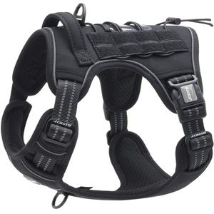 Black Tactical Dog Harness Medium (30-50lb dogs)